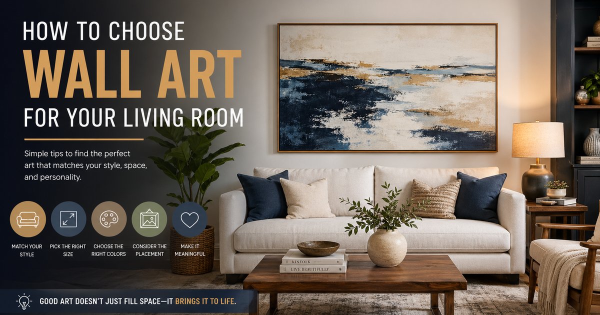 How to Choose Wall Art for Your Living Room Style AffinityArts