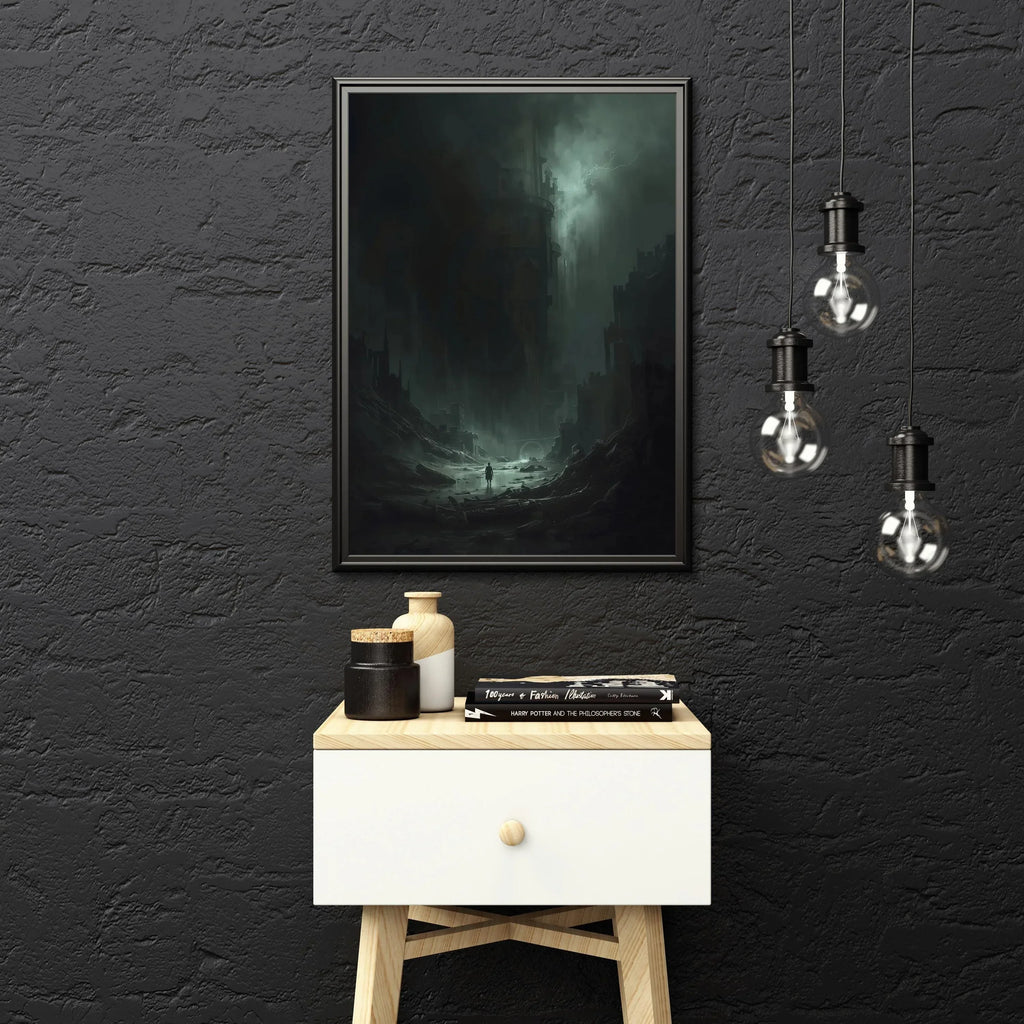 Dark Fantasy Art Print: Apocalypse Survivor, Gothic Wall Decor - AffinityArts 