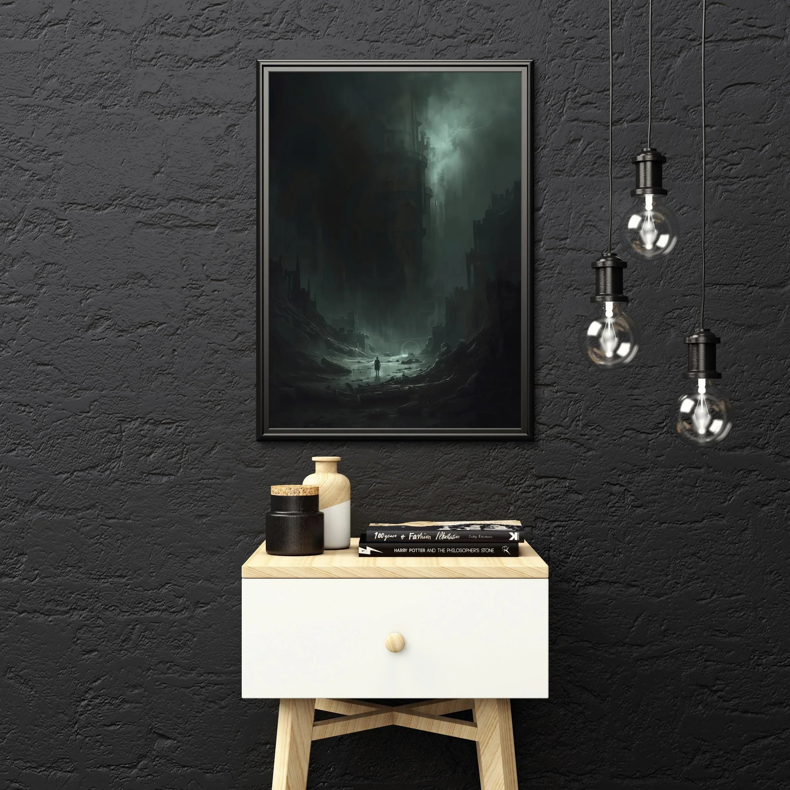 Dark Fantasy Art Print: Apocalypse Survivor, Gothic Wall Decor - AffinityArts 