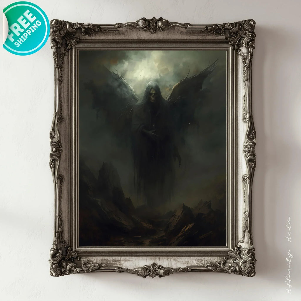 Dark Gothic Wall Art | Fantasy Print for Mysterious Interiors | Gothic Decor Gift - AffinityArts 