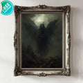 Dark Gothic Wall Art | Fantasy Print for Mysterious Interiors | Gothic Decor Gift - AffinityArts 