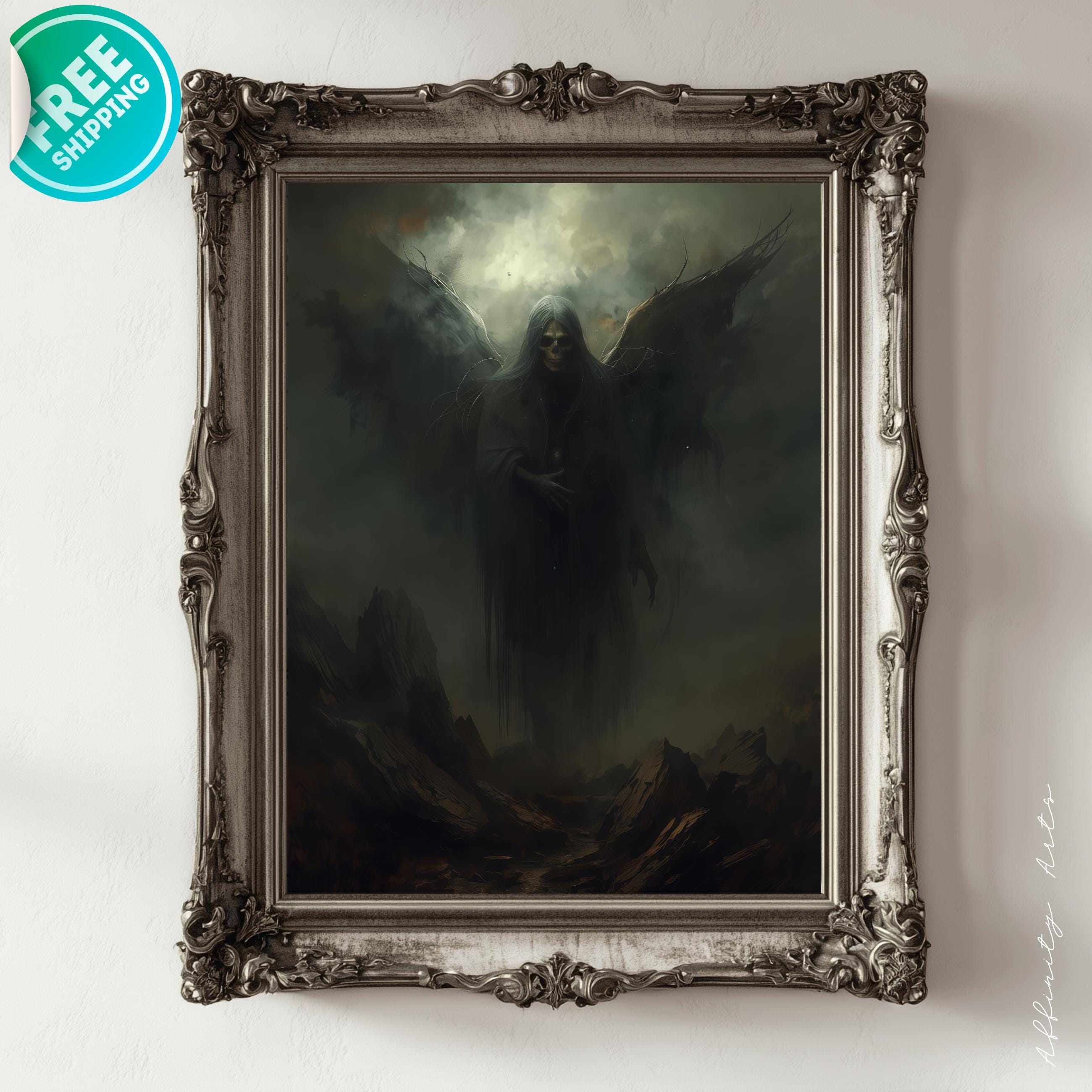 Dark Gothic Wall Art | Fantasy Print for Mysterious Interiors | Gothic Decor Gift