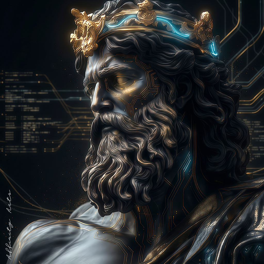 Premium matte poster 220gsm — archival ink greek statue print, zero glare surface, deep black reproduction