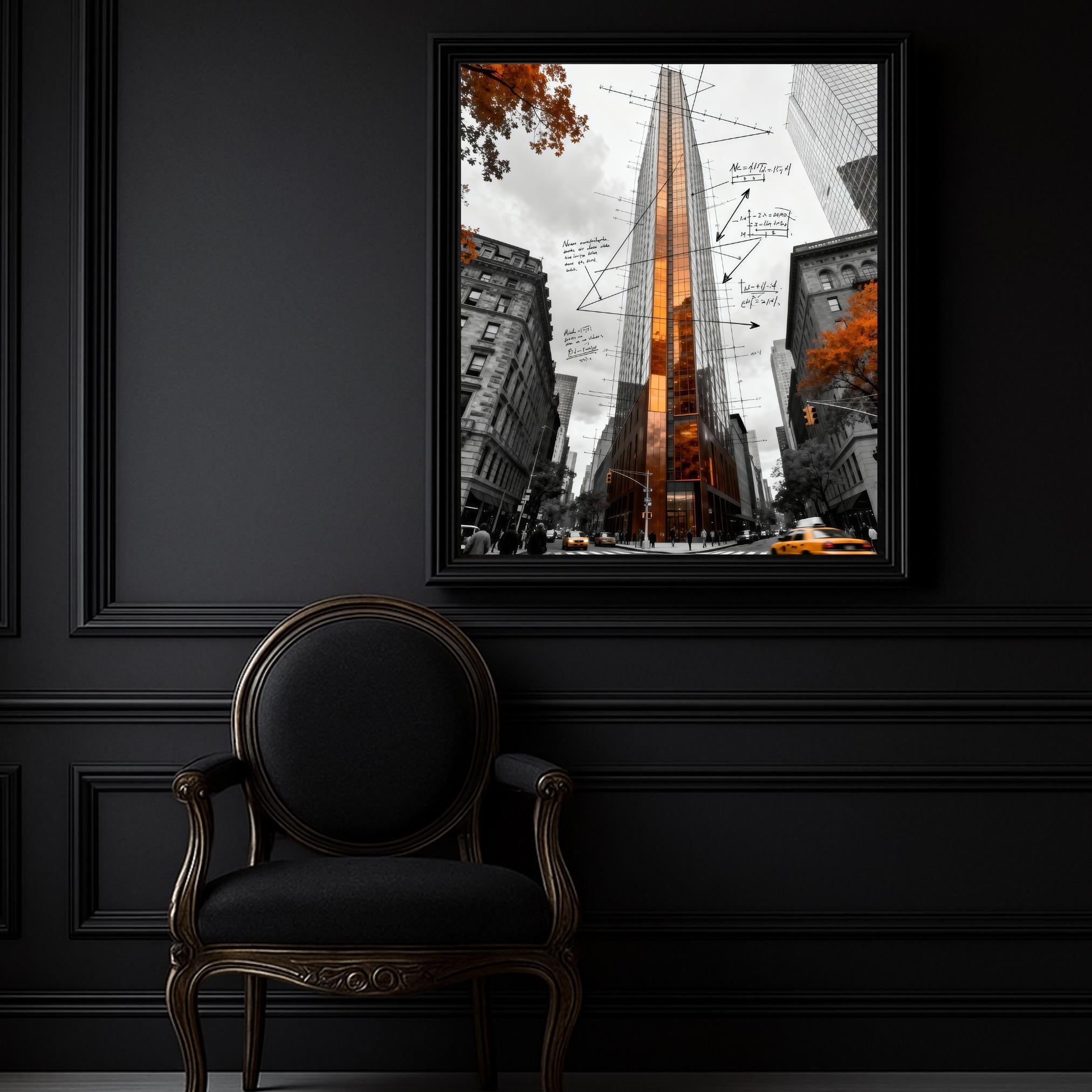 Copper Facade NYC Skyscraper Poster Print | Architectural Art | Multiple Sizes | Premium Matte Paper or Digital Download AffinityArts