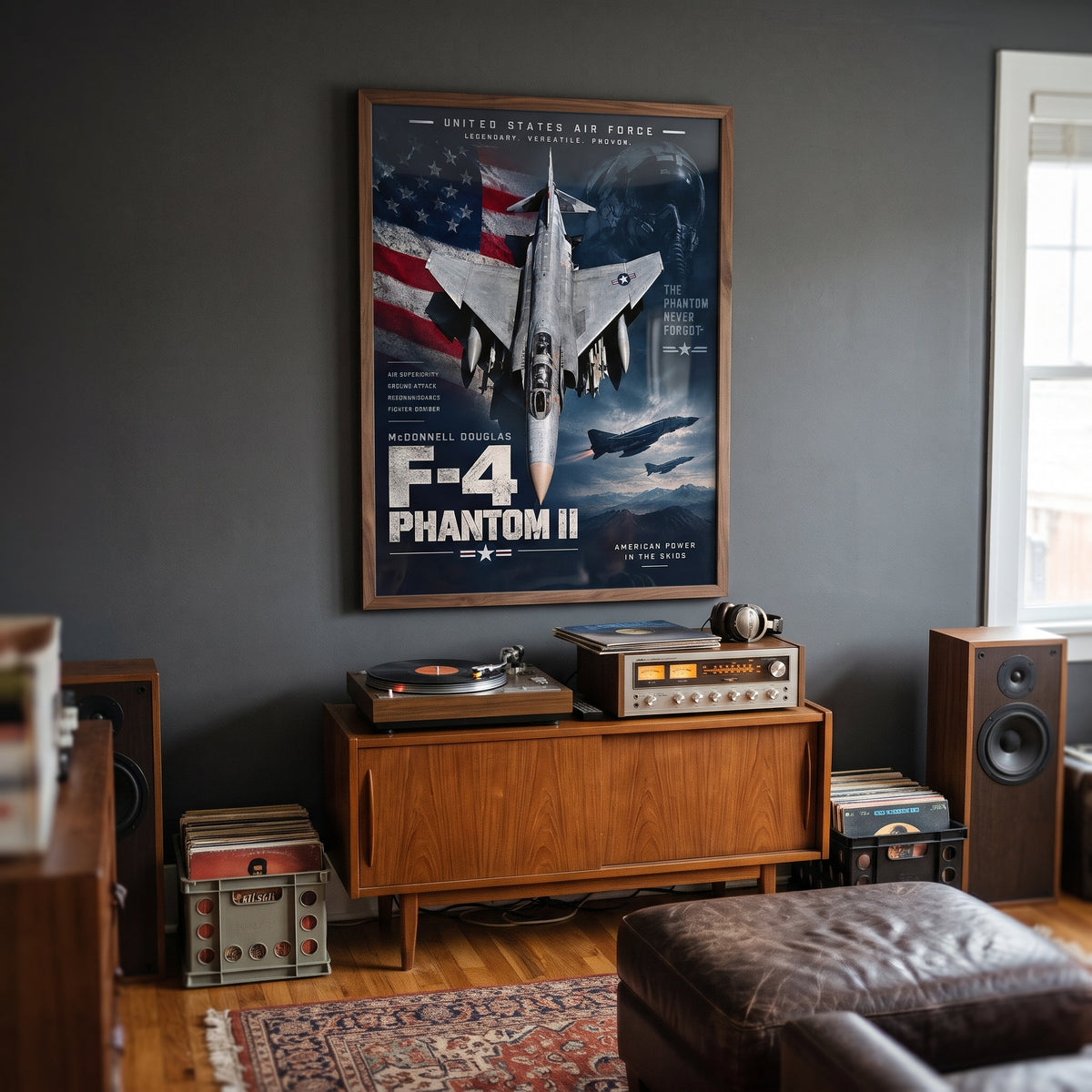 F4 poster with the tagline “The Phantom Never Forgot” beside a star and stripes emblem
