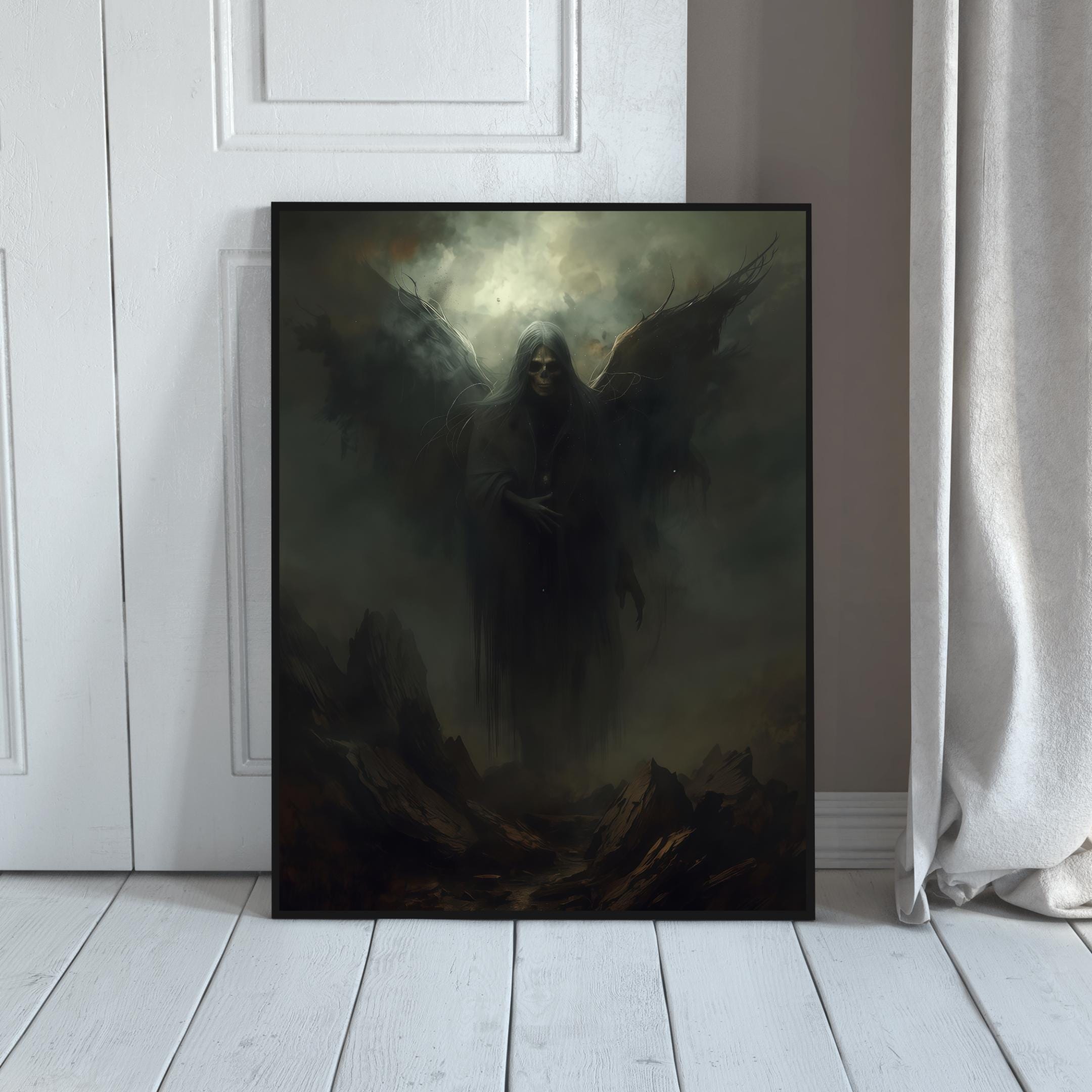 Dark Gothic Wall Art | Fantasy Print for Mysterious Interiors | Gothic Decor Gift