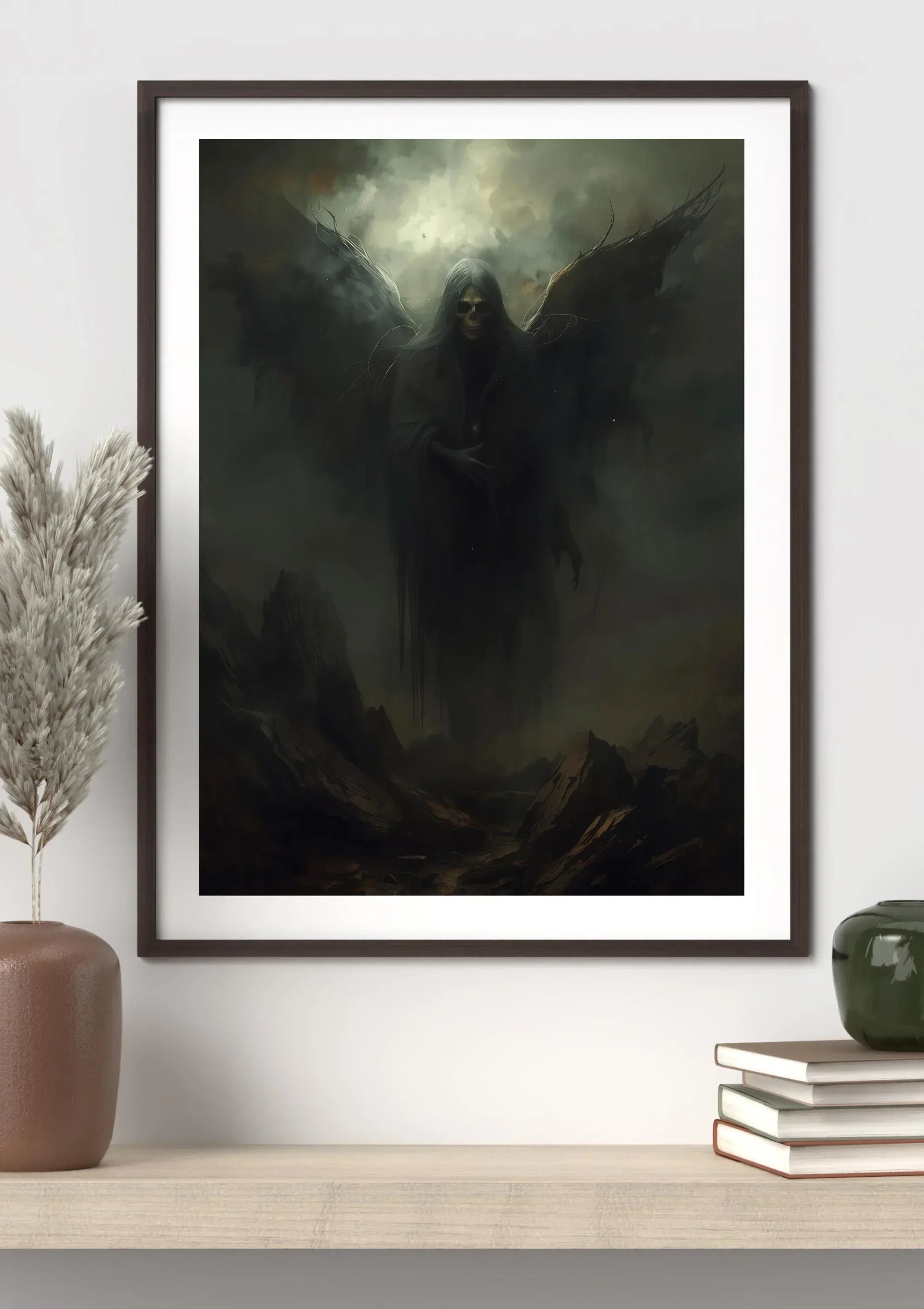 Dark Gothic Wall Art | Fantasy Print for Mysterious Interiors | Gothic Decor Gift - AffinityArts 
