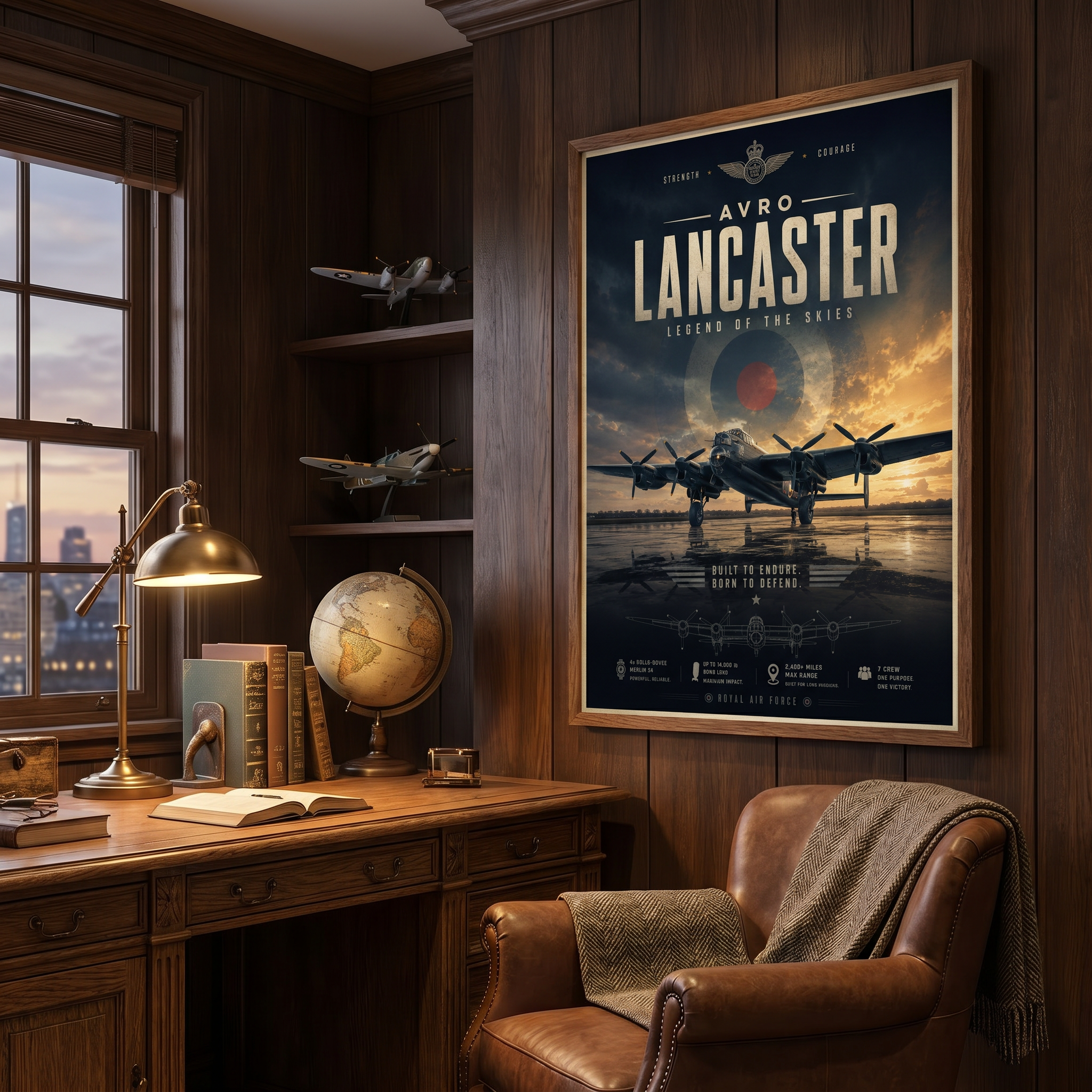 aviation wall art print — office decor, archival ink, gallery quality