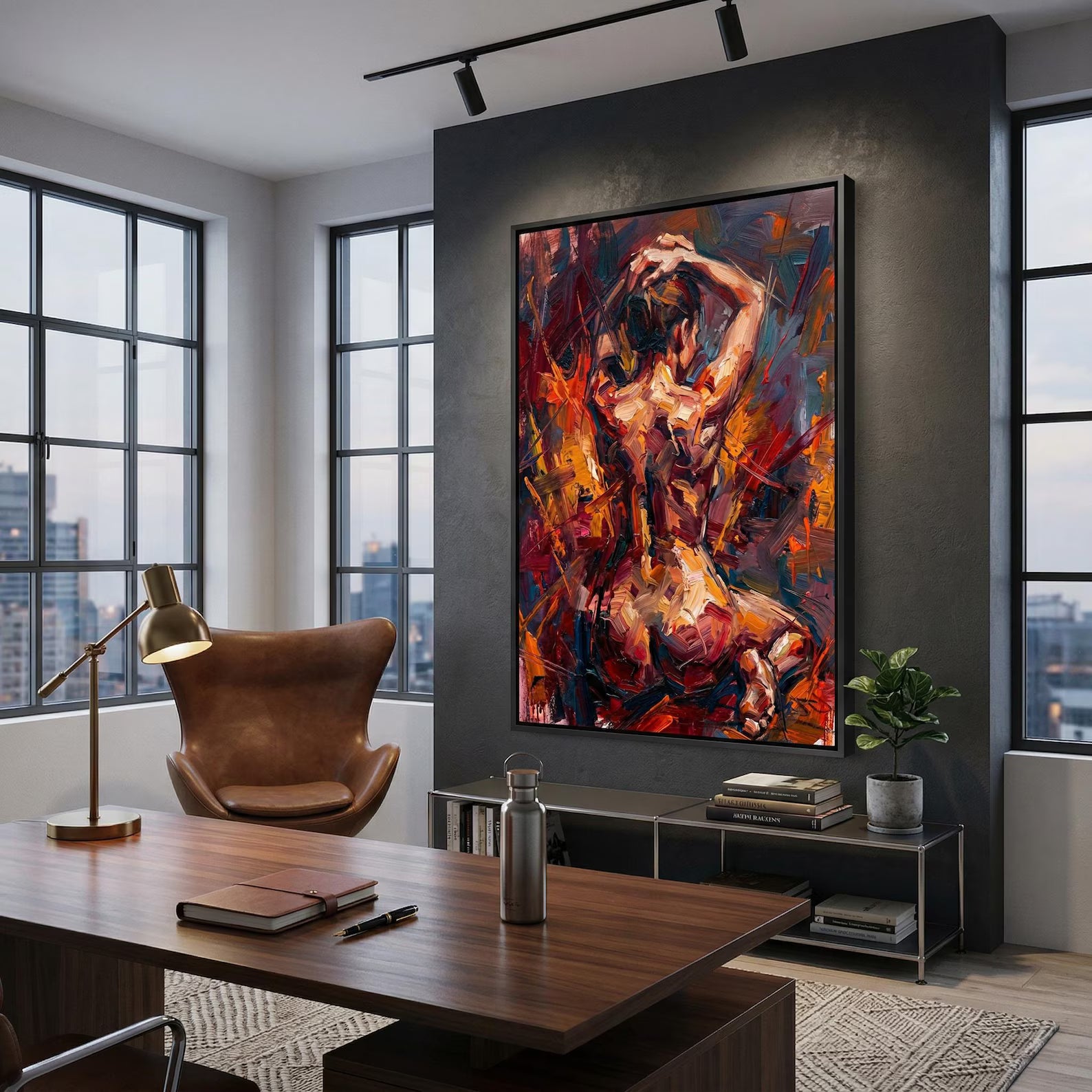 Gallery-wrapped canvas in rigid protective box and matte poster in reinforced tube, ready for worldwide tracked shipping