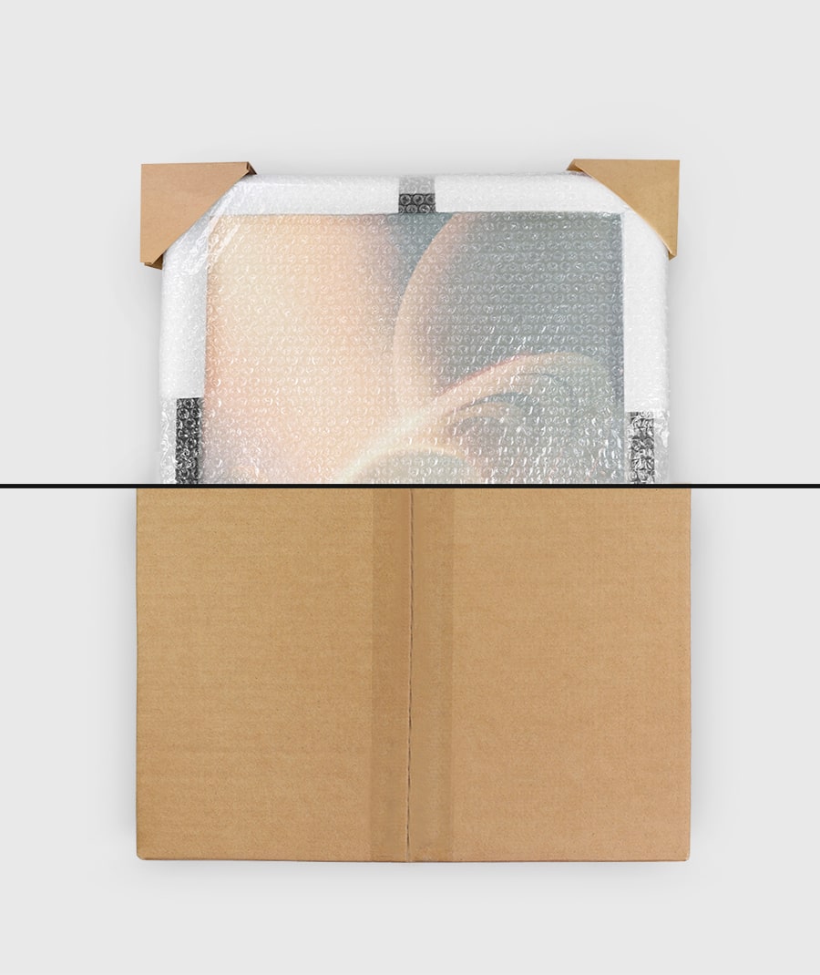 Sunset Lake Triptych Canvas Wall Art | Autumn Landscape Print