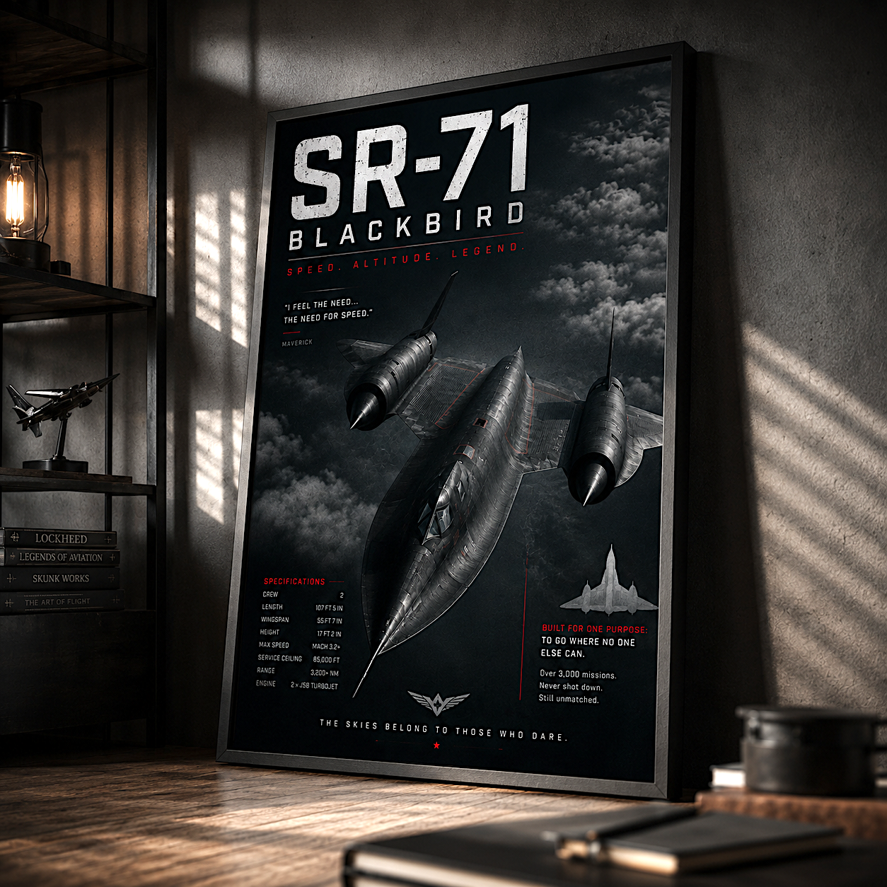 premium matte poster ships in protective tube, ready to frame