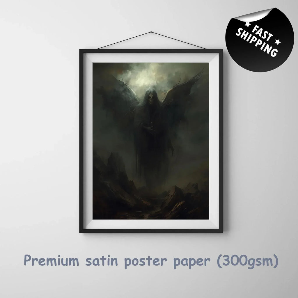 Dark Gothic Wall Art | Fantasy Print for Mysterious Interiors | Gothic Decor Gift - AffinityArts 