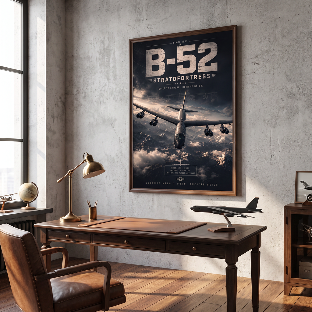 War plane print — b 52 art, custom digital file, 300dpi JPG/PNG/PDF, any size on request