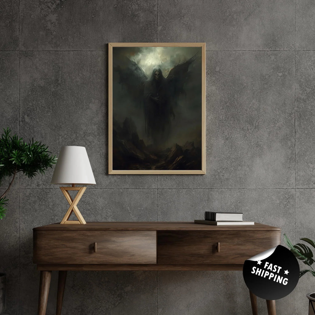 Dark Gothic Wall Art | Fantasy Print for Mysterious Interiors | Gothic Decor Gift - AffinityArts 