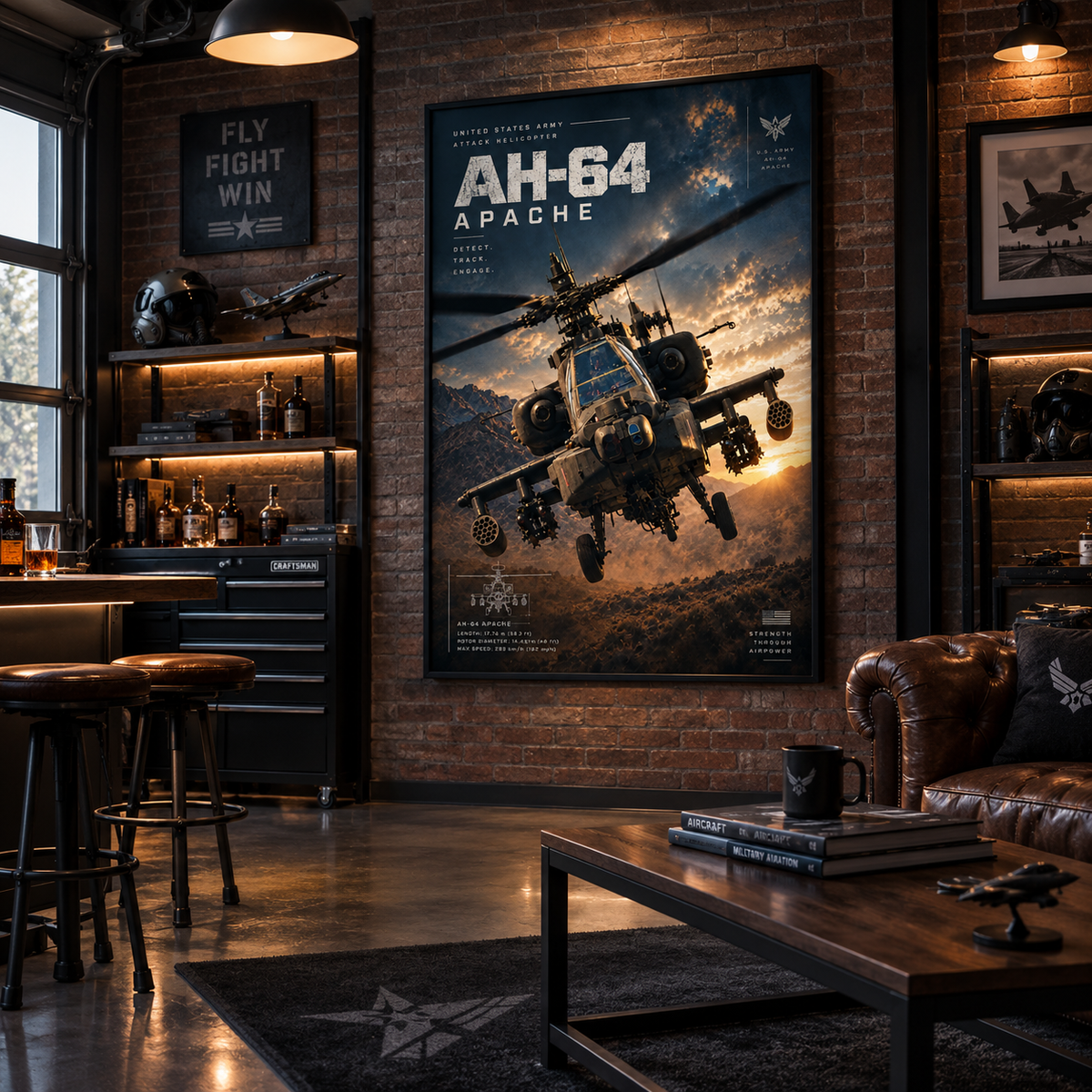 Aviation wall art print from AffinityArts military aircraft series