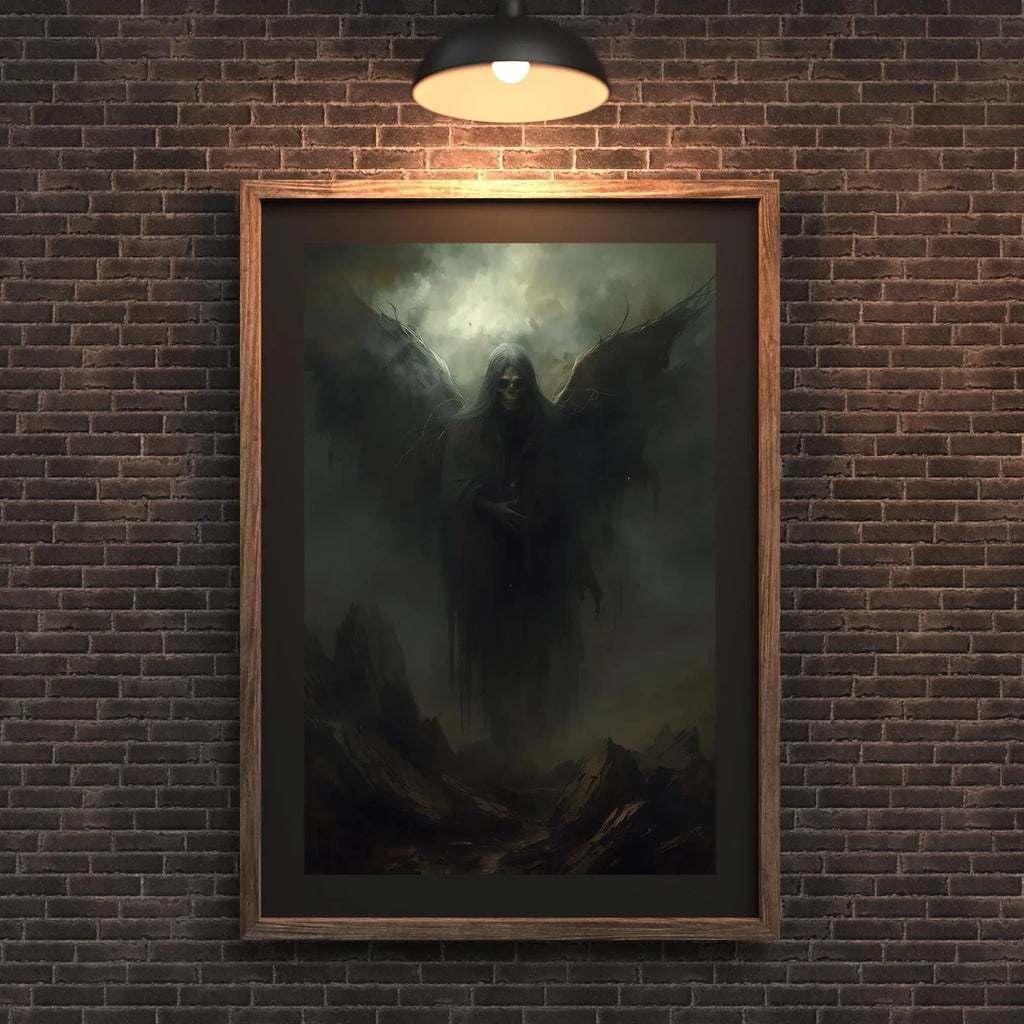 Dark Gothic Wall Art | Fantasy Print for Mysterious Interiors | Gothic Decor Gift - AffinityArts 