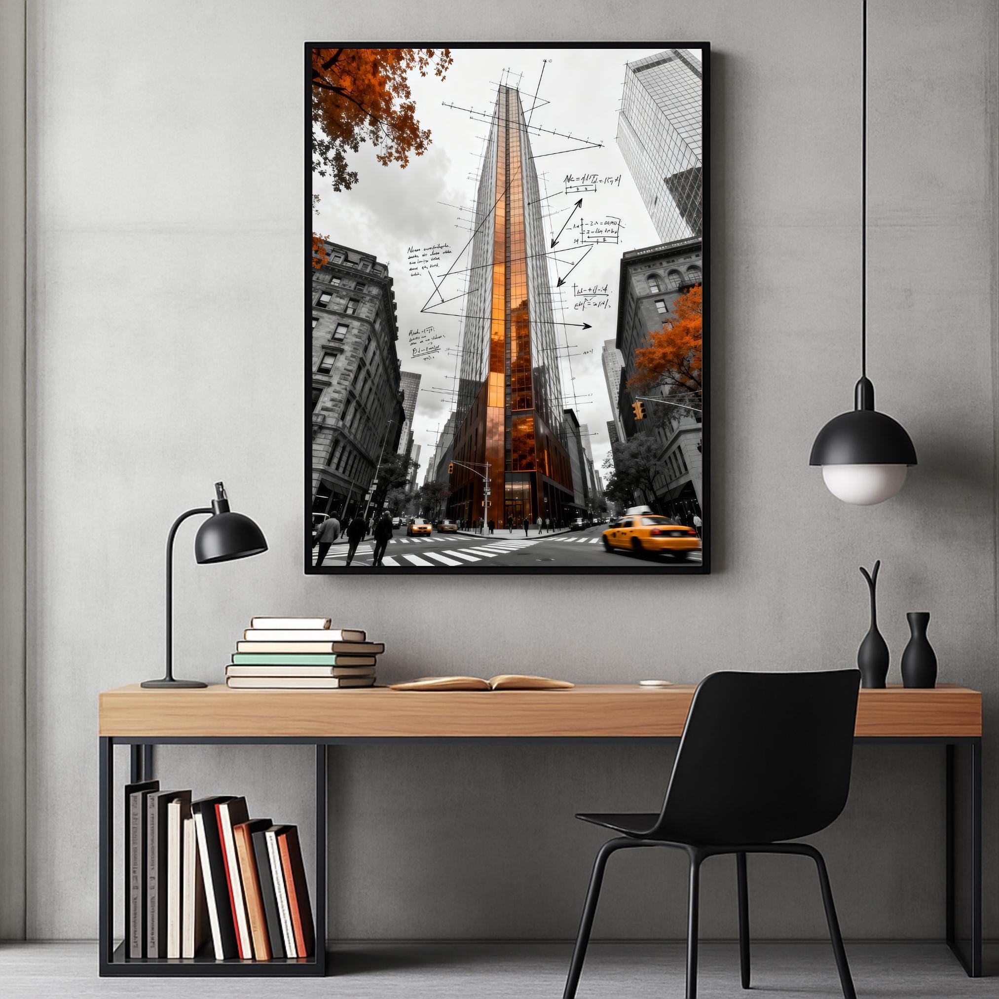 Copper Facade NYC Skyscraper Poster Print | Architectural Art | Multiple Sizes | Premium Matte Paper or Digital Download AffinityArts