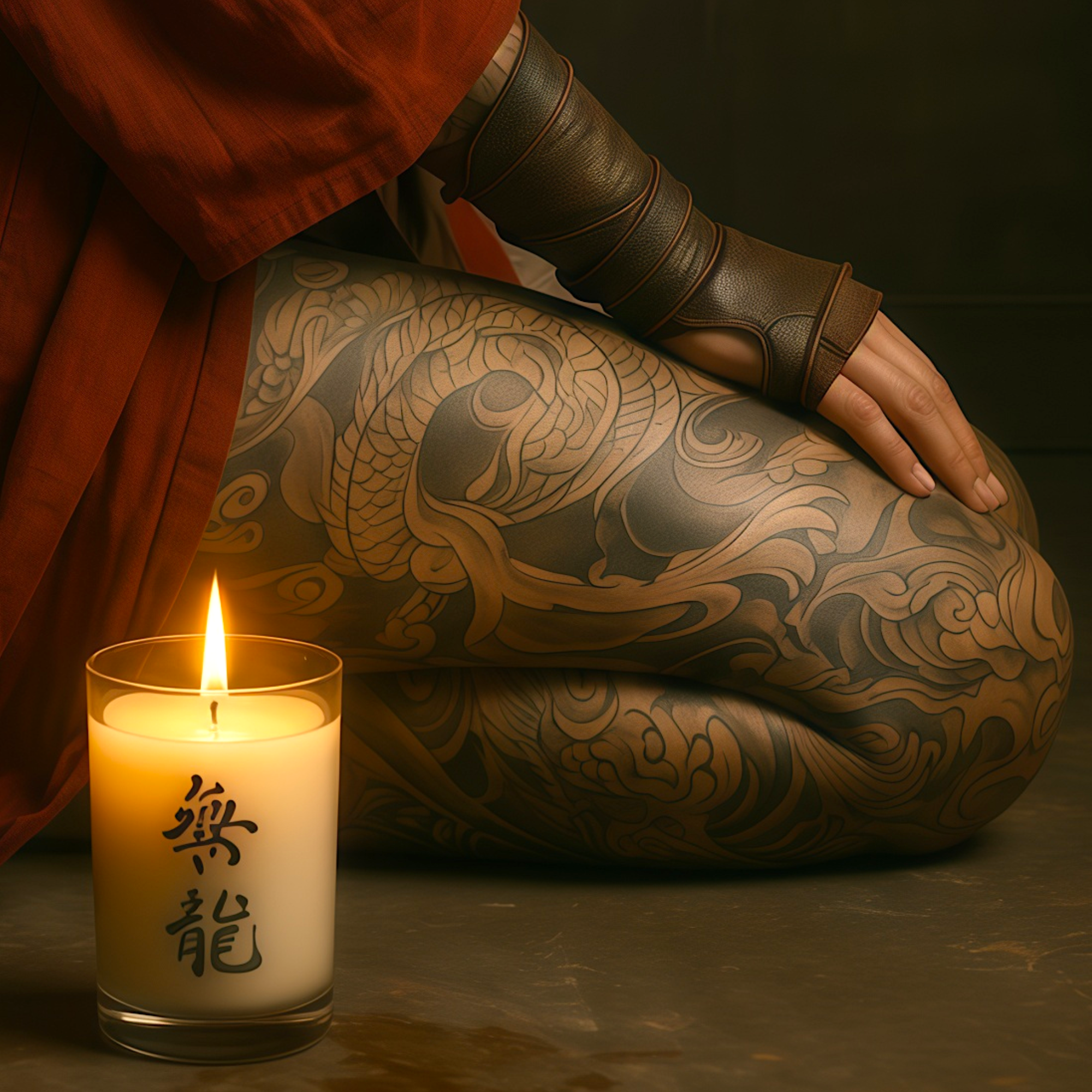  japanese symbols, meditation art print, archival pigment ink on 220gsm matte paper