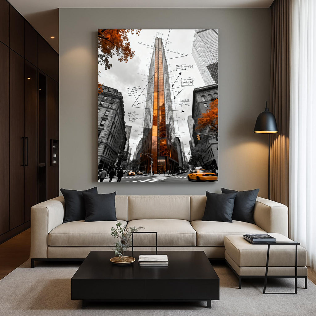 Copper Facade NYC Skyscraper Poster Print | Architectural Art | Multiple Sizes | Premium Matte Paper or Digital Download AffinityArts