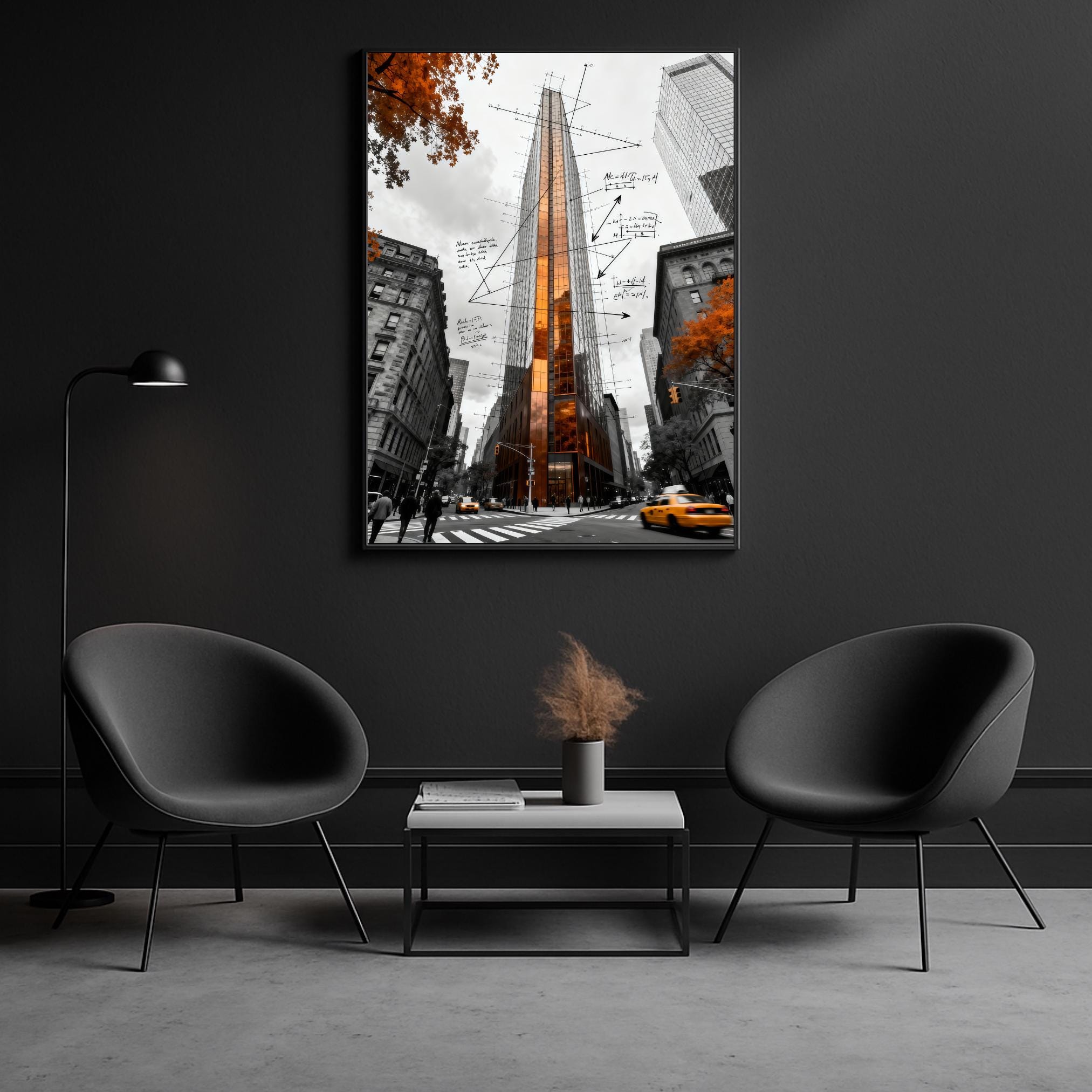 Copper Facade NYC Skyscraper Poster Print | Architectural Art | Multiple Sizes | Premium Matte Paper or Digital Download AffinityArts