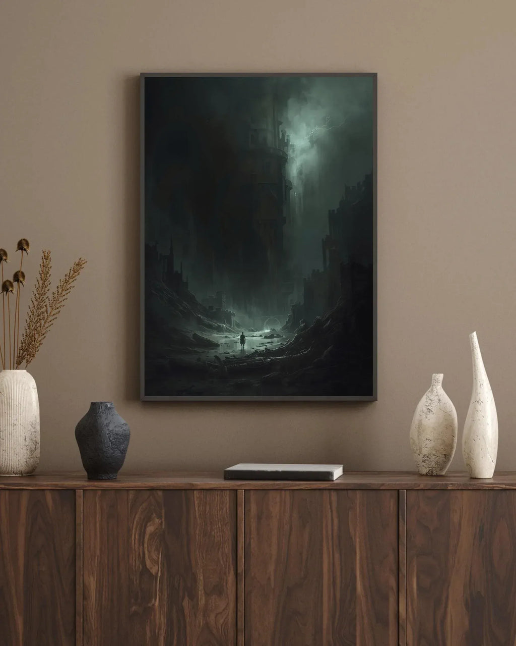 Dark Fantasy Art Print: Apocalypse Survivor, Gothic Wall Decor - AffinityArts 