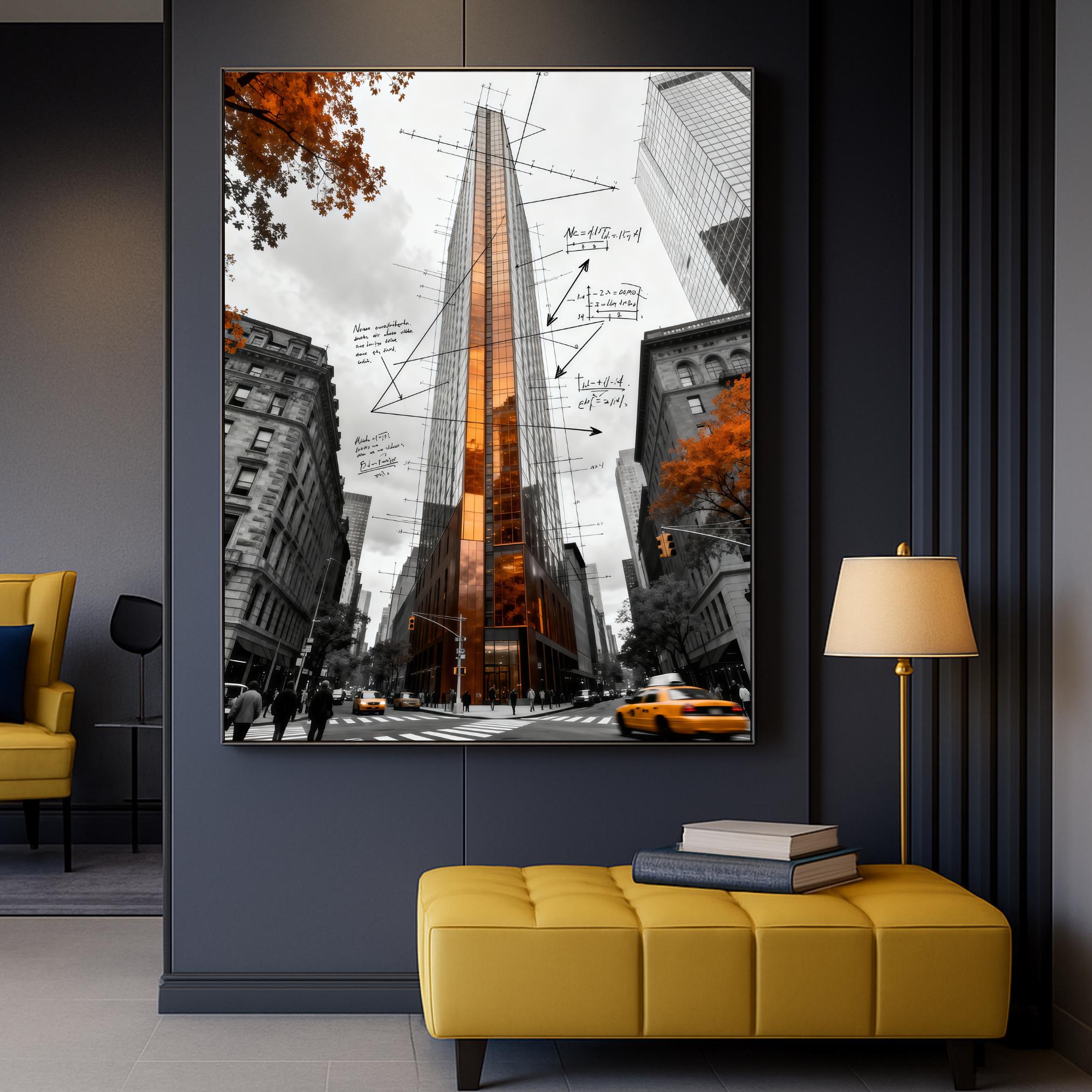 Copper Facade NYC Skyscraper Poster Print | Architectural Art | Multiple Sizes | Premium Matte Paper or Digital Download AffinityArts