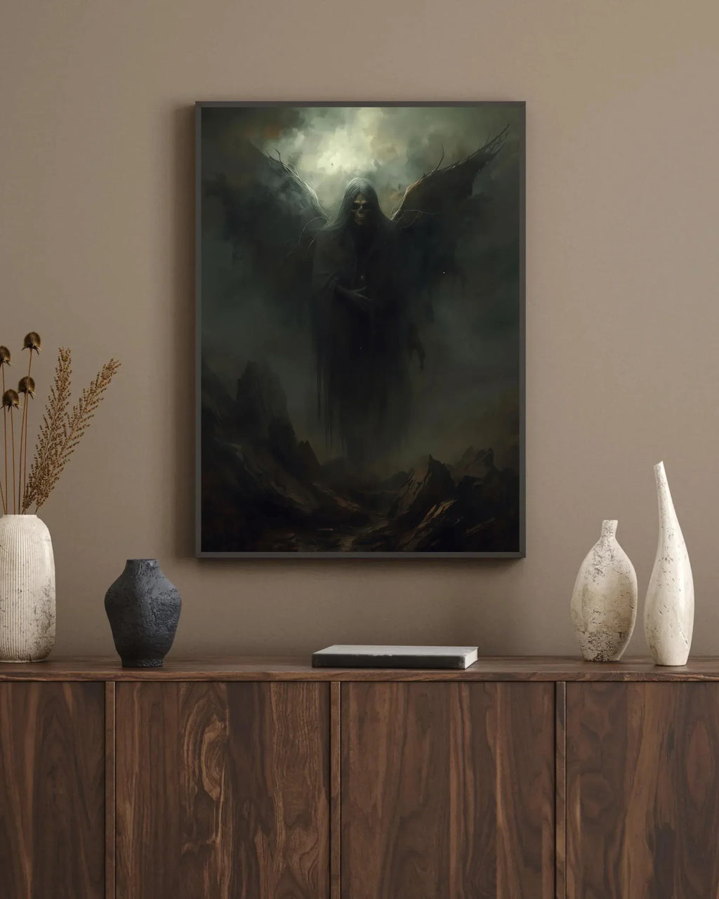 Dark Gothic Wall Art | Fantasy Print for Mysterious Interiors | Gothic Decor Gift - AffinityArts 