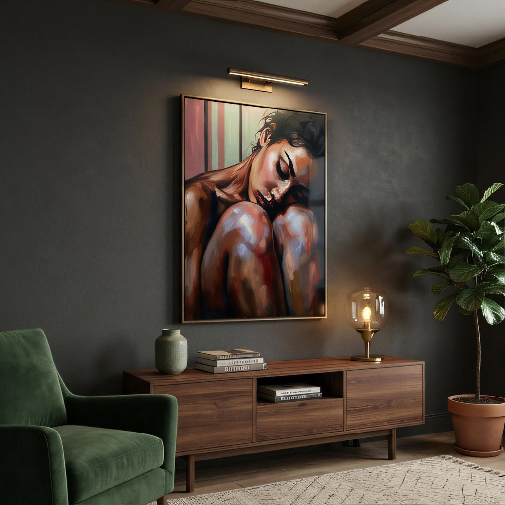 Figurative Art Prints Woman Portrait | Expressive Impressionism | Bedroom Living Room Wall Decor Digital Prints AffinityArts